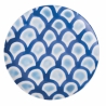Service de vaisselle 18 pièces style méditerranéen Aquazul 