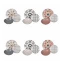 Service de vaisselle 18 pièces en porcelaine style bohème Promotion