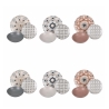 Service de vaisselle 18 pièces en porcelaine style bohème Promotion