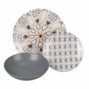 Service de vaisselle 18 pièces en porcelaine style bohème Vente