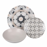 Service de vaisselle 18 pièces en porcelaine style bohème Offre