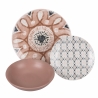 Service de vaisselle 18 pièces en porcelaine style bohème Remises