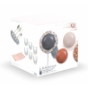 Service de vaisselle 18 pièces en porcelaine style bohème 