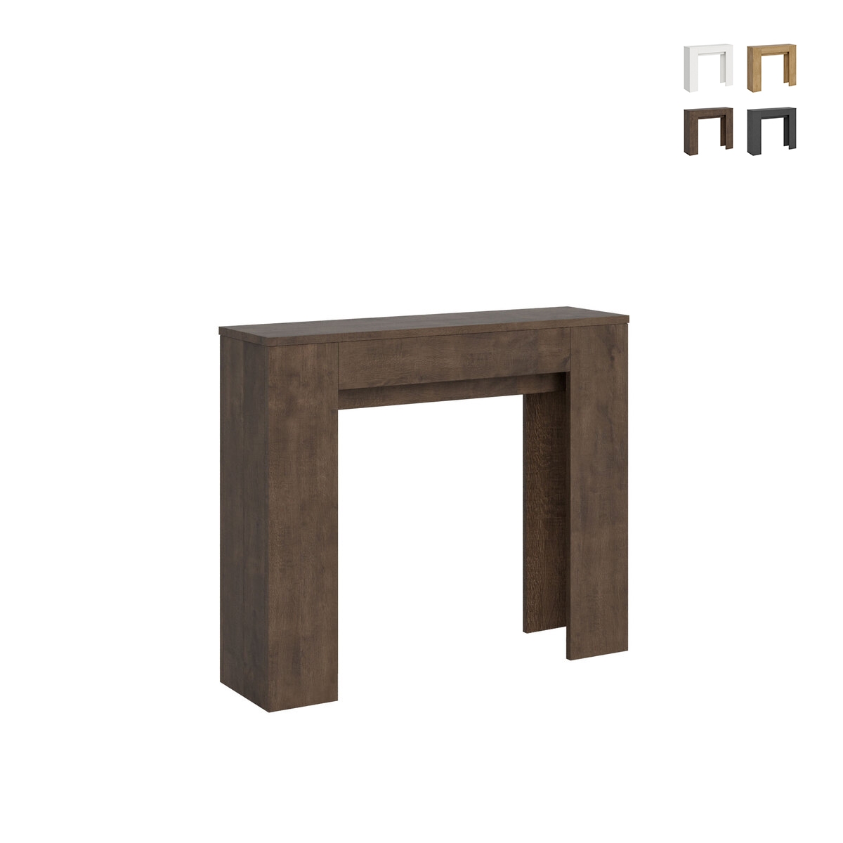 Table extensible salle à manger cuisine 8 personnes 90×25-181 Slick Réductions