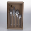 Set de couverts 24 pièces en acier inoxydable argent mat Gallery Offre