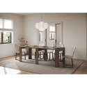 Table extensible salle à manger cuisine 8 personnes 90×25-181 Slick 