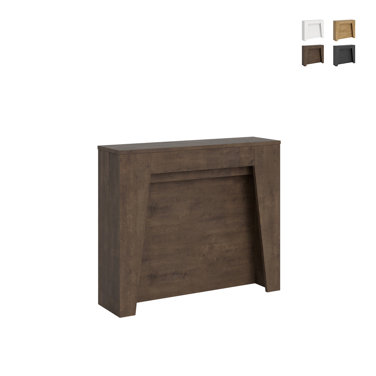 Console extensible moderne minimaliste 90×25-211 Anea Réductions Console extensible moderne minimaliste 90×25-211 Anea Réductions
