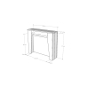Console extensible moderne minimaliste 90×25-211 Anea 