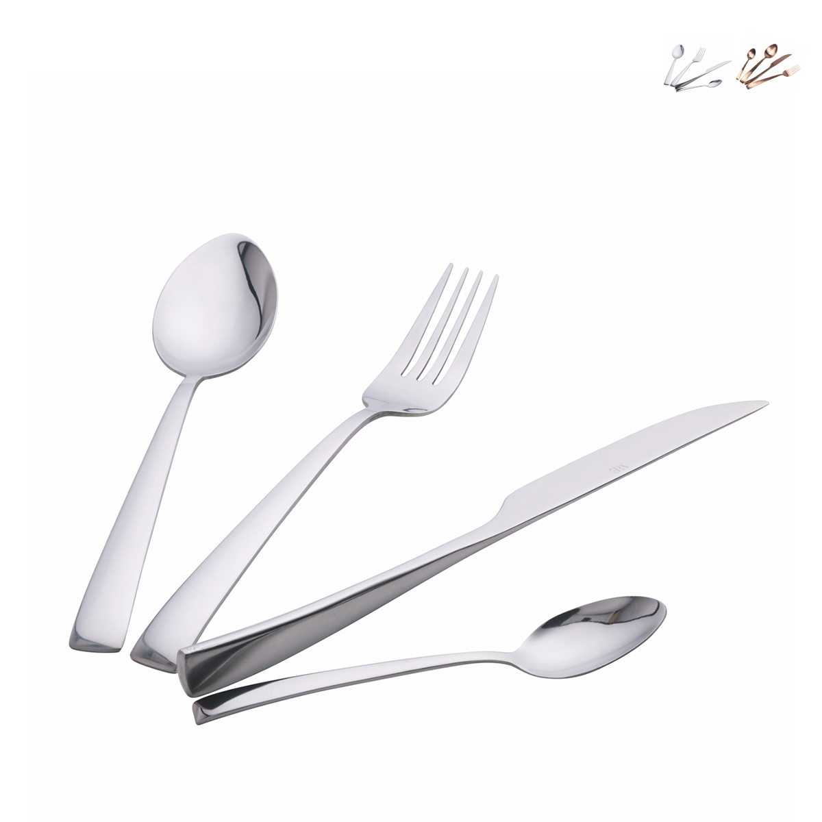Set de 24 couverts de table en acier inoxydable restaurant cuisine Park Avenue Réductions Set de 24 couverts de table en acier inoxydable restaurant cuisine Park Avenue Réductions