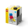Ensemble de 4 boîtes de rangement noir blanc gris clair LEGO Storage Brick Multi Pack Offre