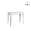 Console extensible design minimaliste 10 personnes 90x42-198 Isotta Small Promotion