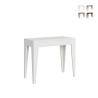 Console extensible design minimaliste 10 personnes 90x42-198 Isotta Small Promotion