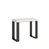 Console extensible design industriel minimaliste 90x40-196 Tecno Small Choix