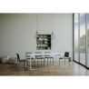 Console extensible 14 personnes design minimal cuisine 90x40-300 Tecno Catalogue