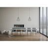 Console extensible 14 personnes design minimal cuisine 90x40-300 Tecno Choix