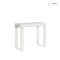 Console extensible 14 personnes design minimal cuisine 90x40-300 Tecno Promotion