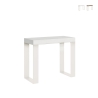 Console extensible 14 personnes design minimal cuisine 90x40-300 Tecno Promotion