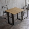 Table à manger extensible en bois Tecno Libra 90x45-90 Remises