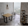 Table à manger extensible en bois Tecno Libra 90x45-90 Catalogue