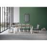 Console extensible design moderne compact 10 personnes 90x40-300 Diago 