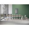 Console extensible design moderne compact 10 personnes 90x40-300 Diago 