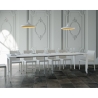 Console extensible blanche style classique 14 personnes 90x48-308 Sciabola Remises