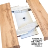 Console extensible cuisine salle à manger 90x40-300 Everyday Evolution Prix