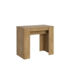 Console extensible bois naturel entrée salon 90x48-308 Basic Vente