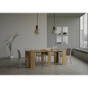 Console extensible bois naturel entrée salon 90x48-308 Basic Offre