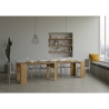 Console extensible bois naturel entrée salon 90x48-308 Basic Remises
