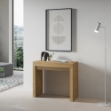 Console extensible gain de place 90x40-196 en bois Roxell Small Vente