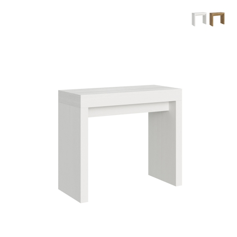 Table de cuisine moderne extensible 90x40-300 Roxell Promotion