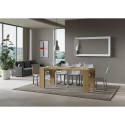 Table de cuisine moderne extensible 90x40-300 Roxell Caractéristiques