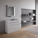 Console extensible avec bancs intégrés gain de place 90x42-302 Evolve Remises