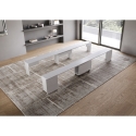 Console extensible avec bancs intégrés gain de place 90x42-302 Evolve 