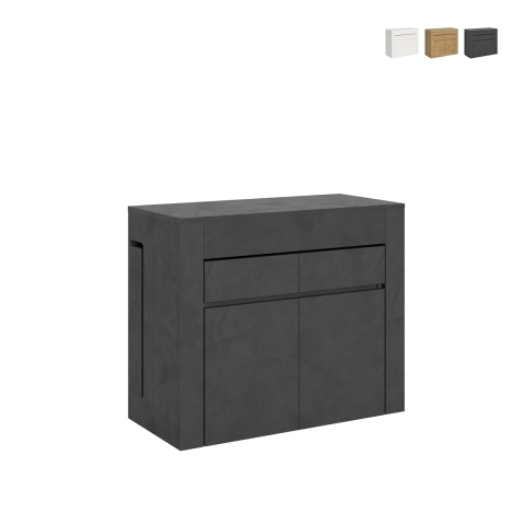 Console extensible avec bancs intégrés gain de place 90x42-302 Evolve Promotion