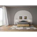 Lit une place et demie avec rangement design moderne 120x190cm Nuamo Catalogue