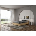 Lit une place et demie avec rangement design moderne 120x190cm Nuamo Choix