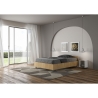 Lit une place et demie avec rangement design moderne 120x190cm Nuamo Choix