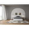 Lit une place et demie 120x200 en bois blanc avec sommier Nuamo Offre