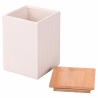 Grand pot de cuisine 10x10x14,5 cm en grès avec couvercle 1080 ml Modern Offre