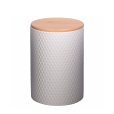 Set de 3 bocaux de cuisine en grès coloré de 750 ml avec couvercle Circle Offre