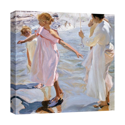 Impression sur toile canvas Time for a Bathe Valencia Joaquín Sorolla y Bastida Promotion