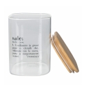 ensemble de 3 bocaux en verre 10x14cm pour café, sucre et sel Victionary Remises