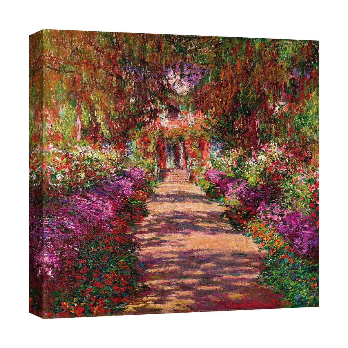 Tableau style impressionniste Sentier dans le jardin de Monet Giverny Promotion Tableau style impressionniste Sentier dans le jardin de Monet Giverny Promotion