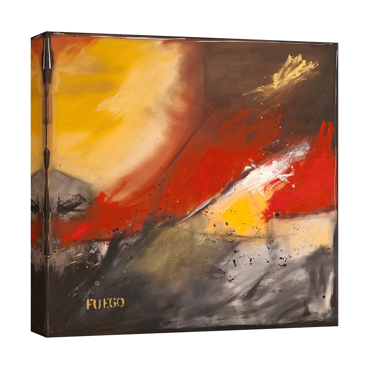 Tableau moderne abstrait impression sur toile canvas Fuego H. Romero Promotion Tableau moderne abstrait impression sur toile canvas Fuego H. Romero Promotion