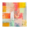 Tableau abstrait coloré sur toile canvas Estate lontana Italo Corrado Offre