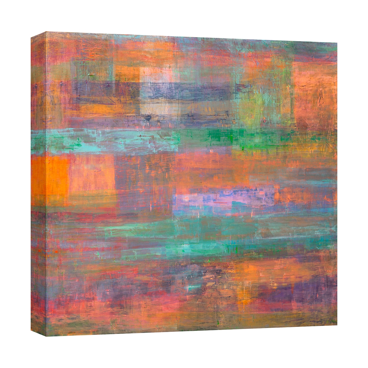 Impression sur toile tableau abstrait Ritmo di Luce Italo Corrado Promotion