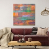 Impression sur toile tableau abstrait Ritmo di Luce Italo Corrado Vente