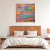 Impression sur toile tableau abstrait Ritmo di Luce Italo Corrado Remises